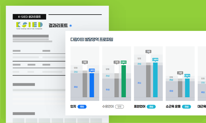 결과리포트 예시화면 이미지